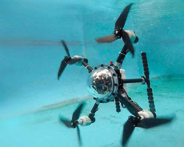 TJ-FlyingFish Drone Autonomously Swims Underwater And Flies | The ...